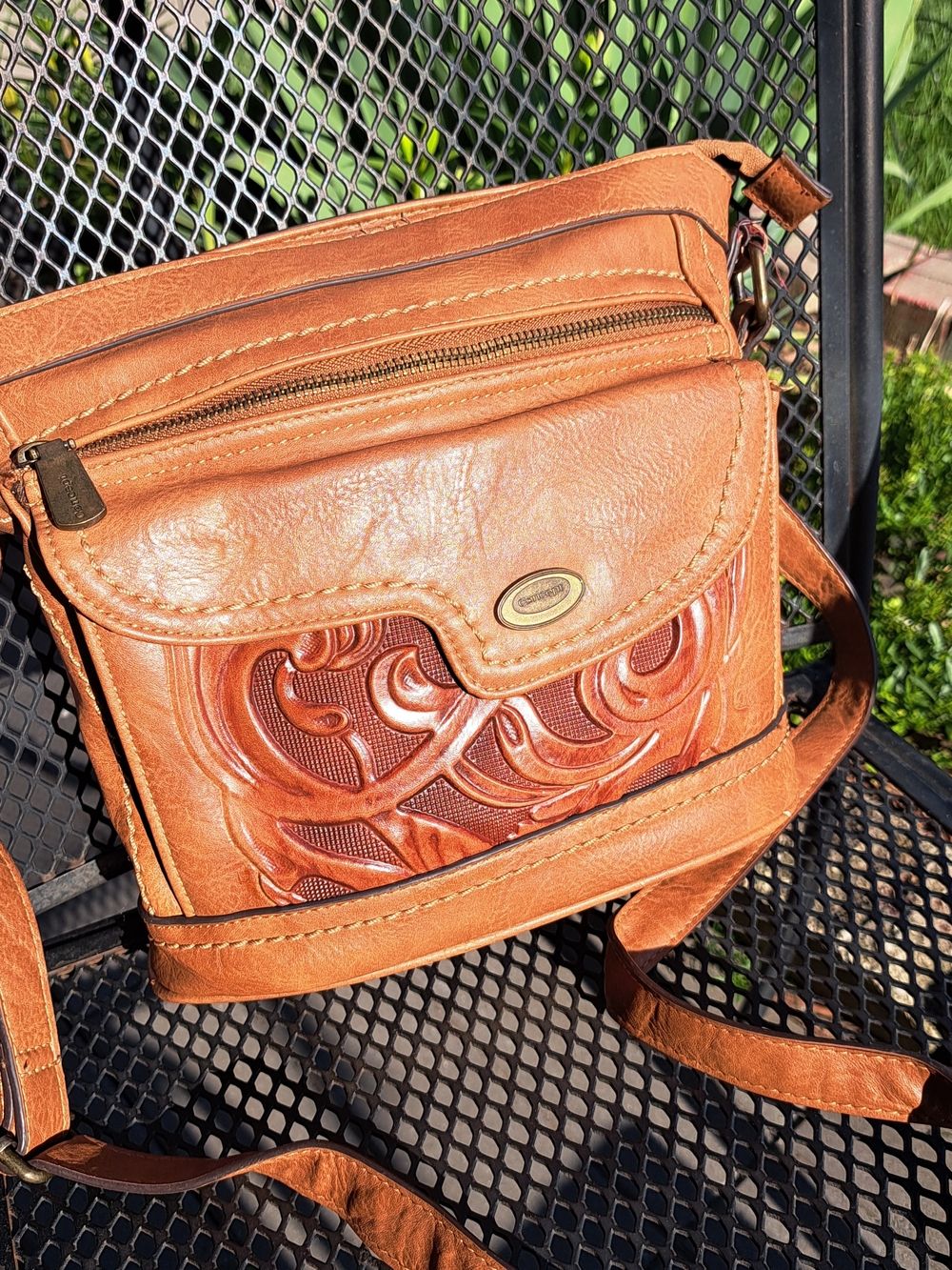 Concept "Botanical" Western Tooled Faux Leather